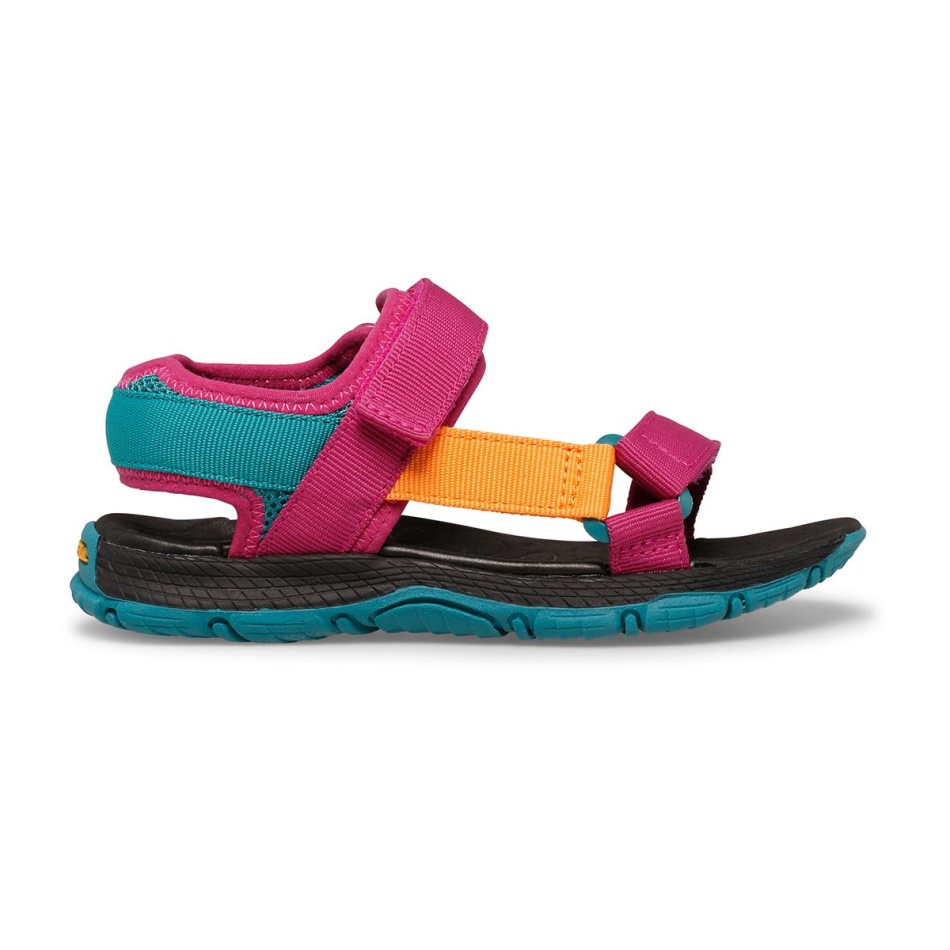 Merrell Kahuna Web Sandalia Para Niños Grandes Berry-multi