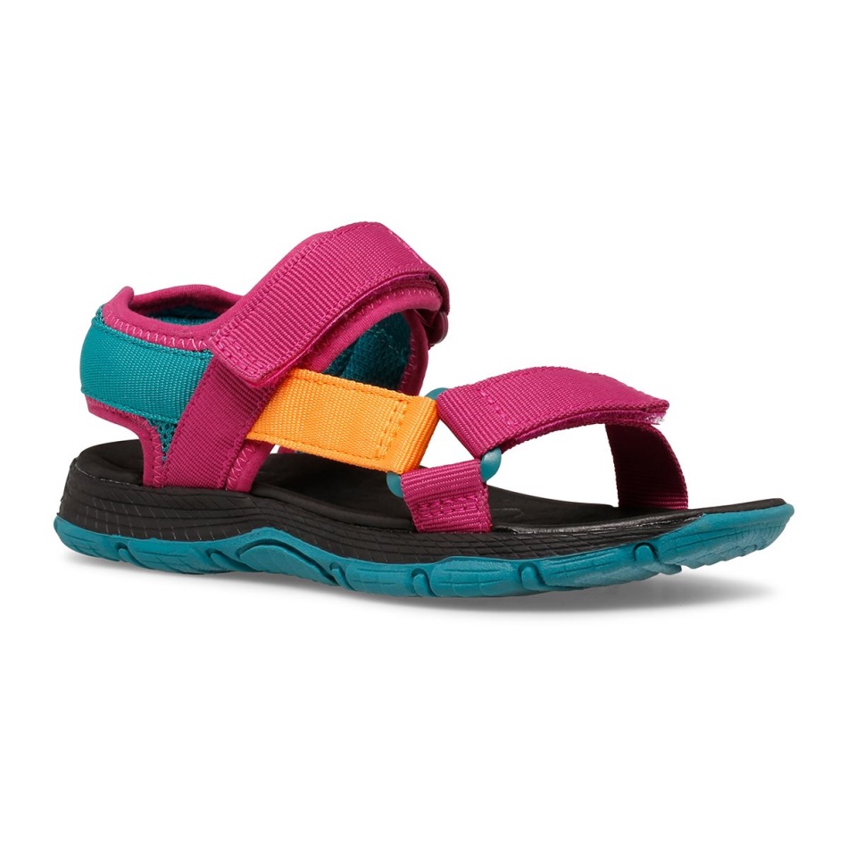 Merrell Kahuna Web Sandalia Para Niños Grandes Berry-multi