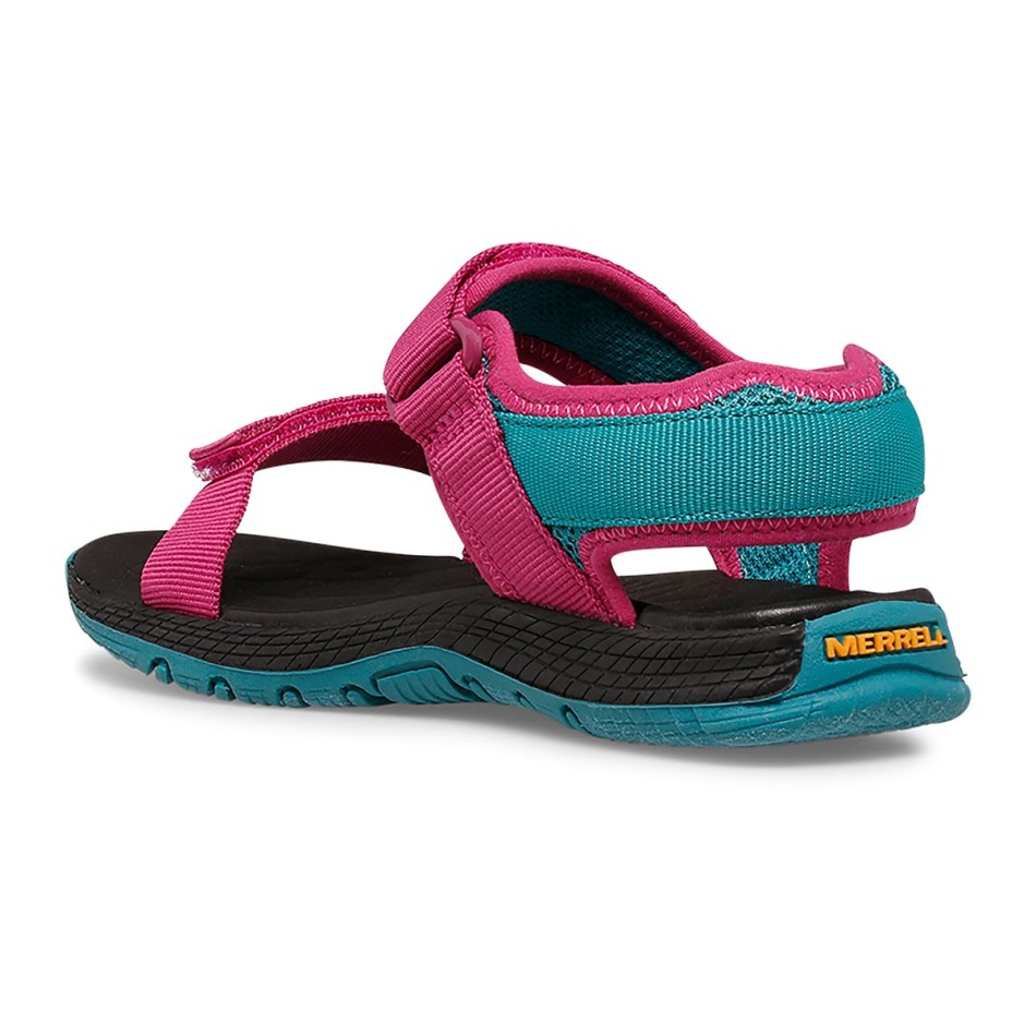Merrell Kahuna Web Sandalia Para Niños Grandes Berry-multi