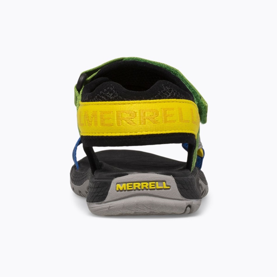 Merrell Big Kid's Kahuna Web Sandalia Negro-multi