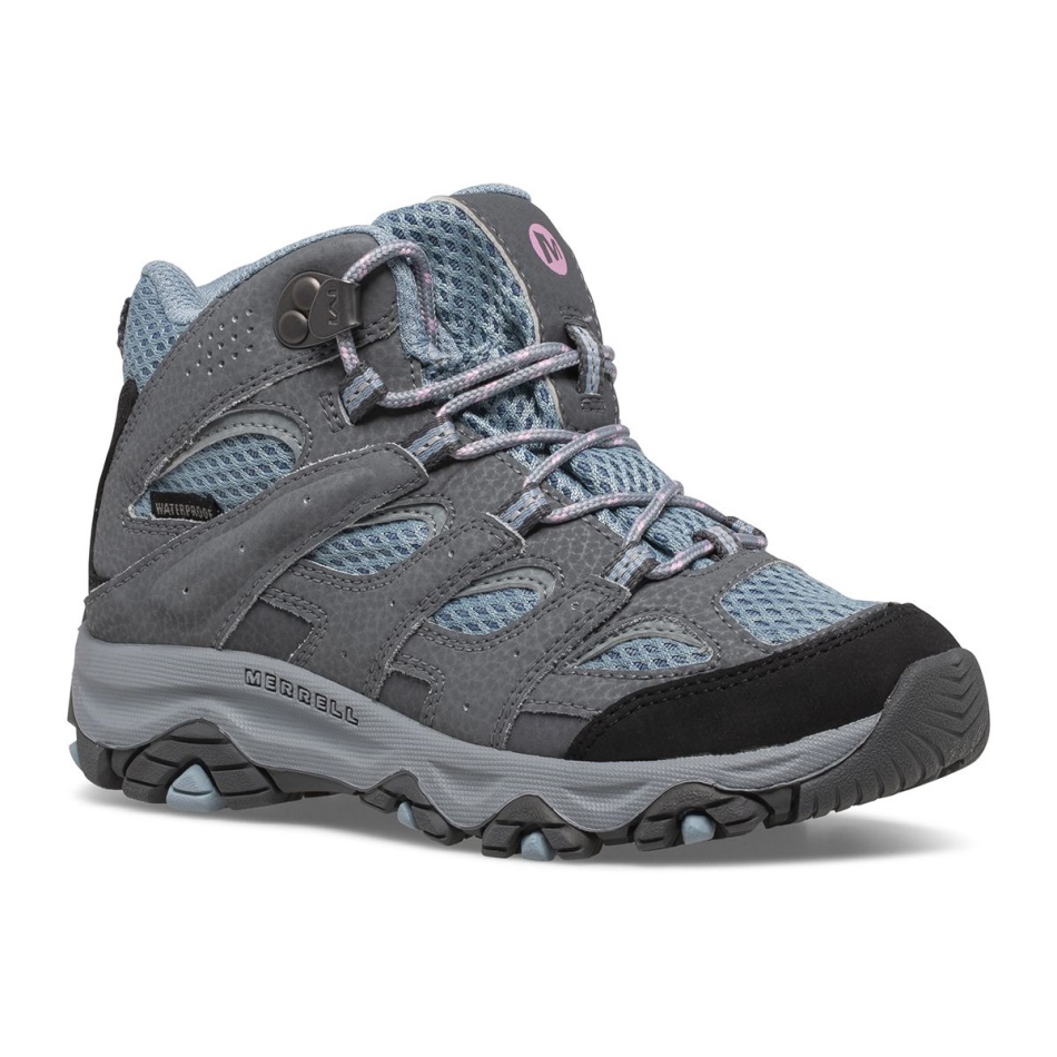 Merrell Moab 3 Mid Botas Impermeables Para Niños Grandes Altitud