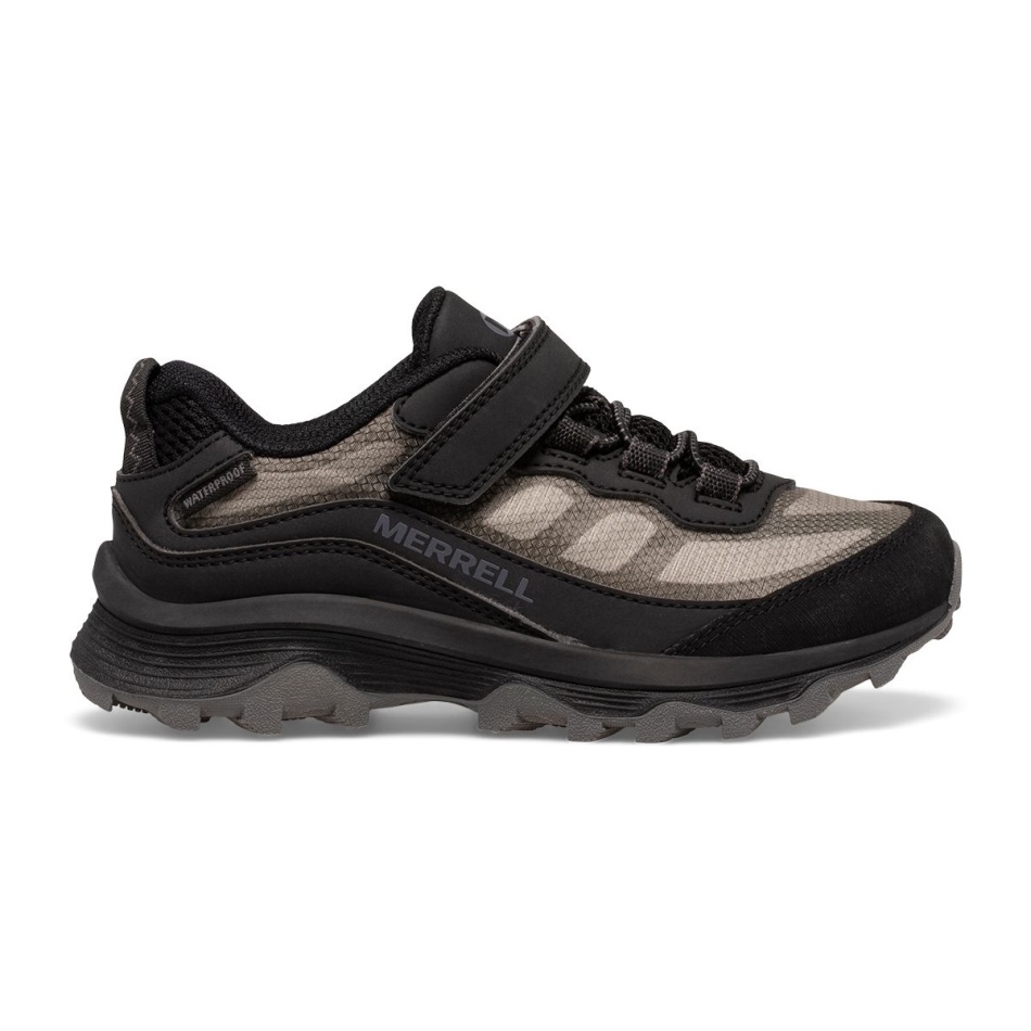 Merrell Big Kid's Moab Speed Low A/c Impermeable Negro