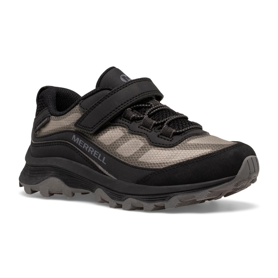 Merrell Big Kid's Moab Speed Low A/c Impermeable Negro