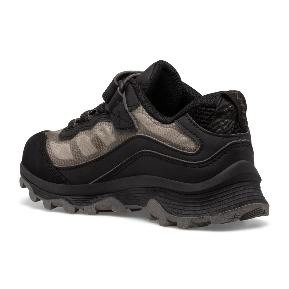 Merrell Big Kid's Moab Speed Low A/c Impermeable Negro