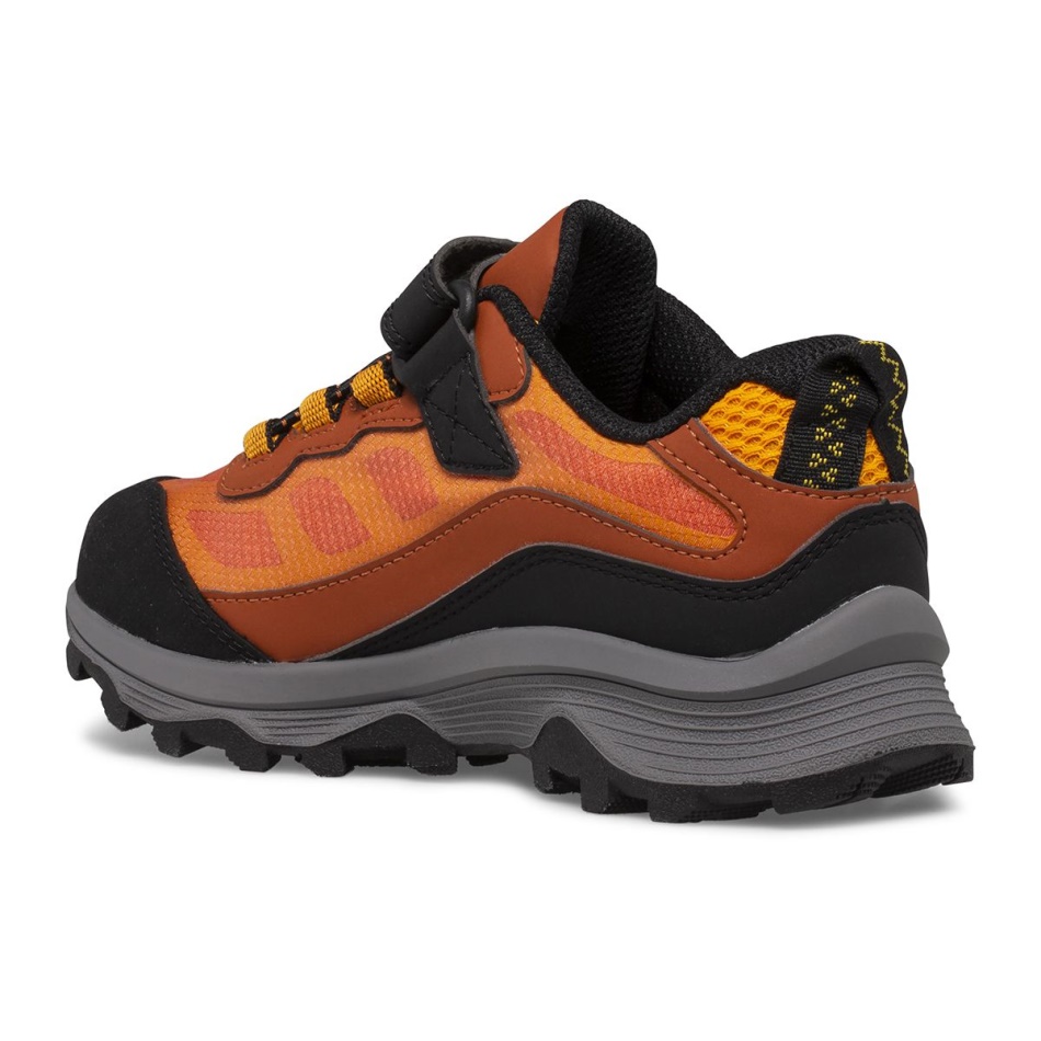 Merrell Big Kid's Moab Speed Low A/c Impermeable Naranja-negro
