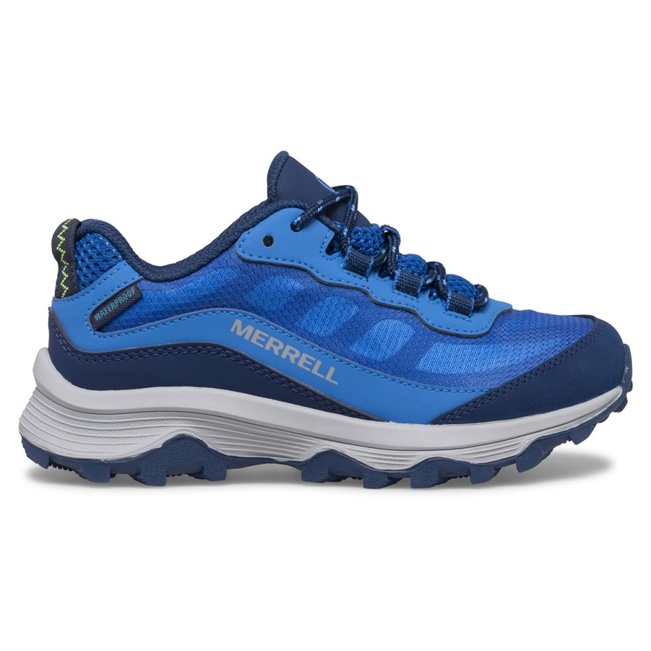 Merrell Big Kid's Moab Speed Low Impermeable Azul