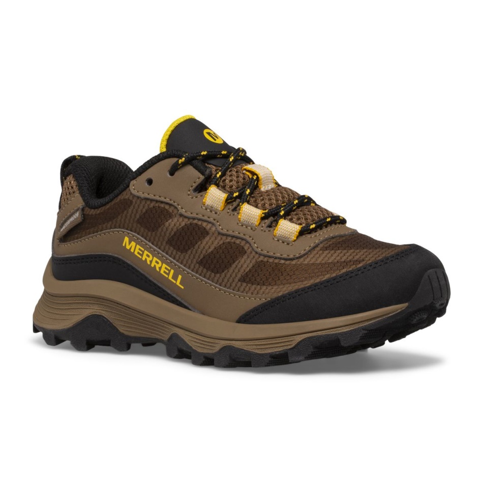 Merrell Big Kid's Moab Speed Low Impermeable Nogal