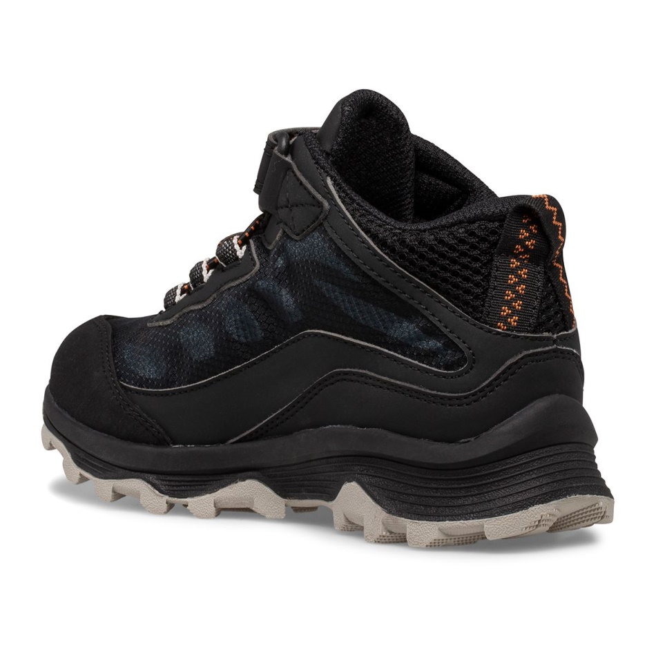 Merrell Big Kid's Moab Speed Mid A/c Impermeable Negro
