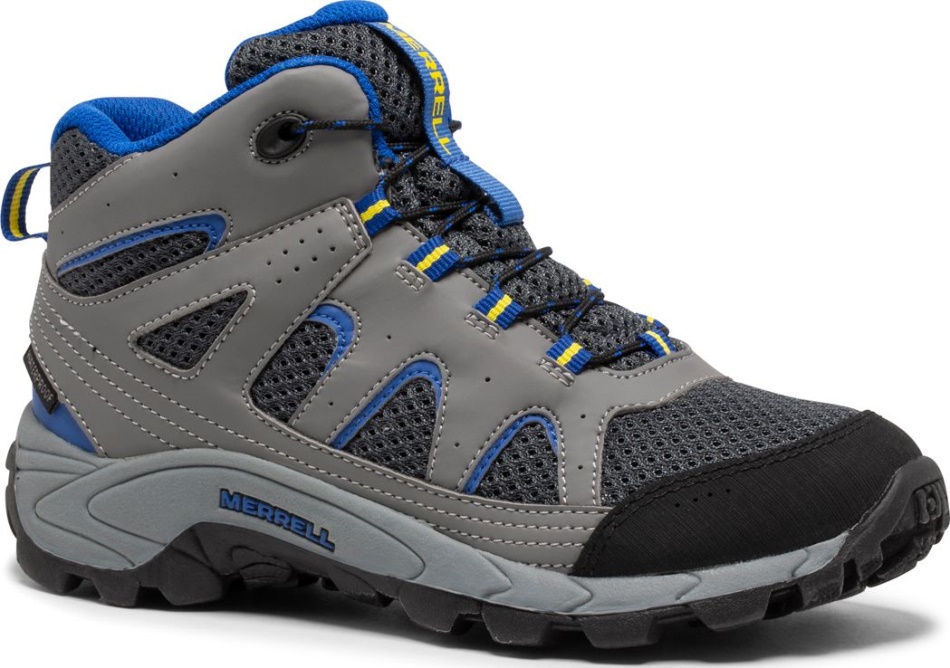 Merrell OakCreek Mid Lace Botas Impermeables Para Niños Grandes, Carbón