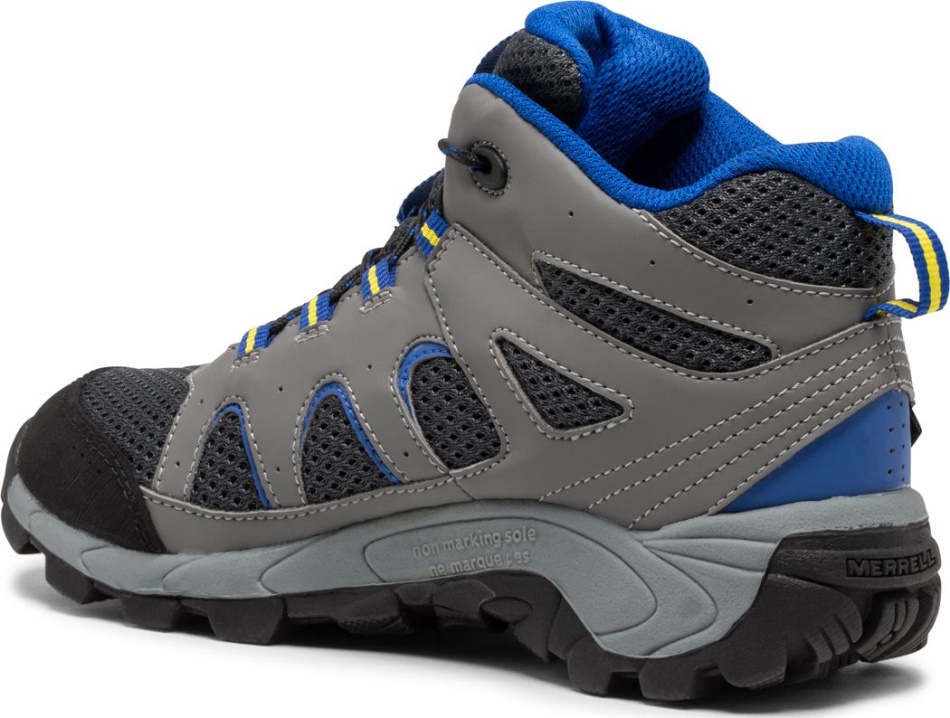 Merrell OakCreek Mid Lace Botas Impermeables Para Niños Grandes, Carbón