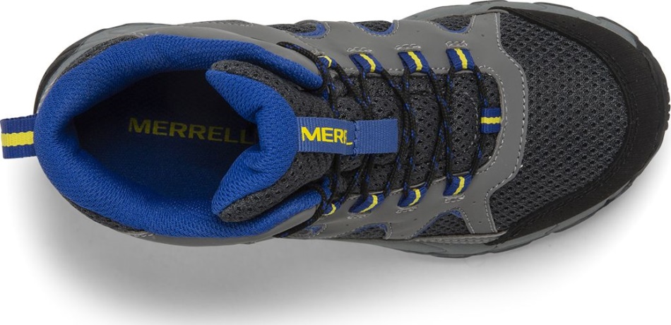 Merrell OakCreek Mid Lace Botas Impermeables Para Niños Grandes, Carbón