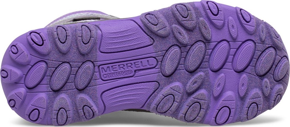 Botas De Nieve Merrell Outback Para Niños Grandes Violeta-plata