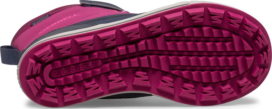 Botas Impermeables Para Niños Grandes Merrell Snow Storm Berry-navy