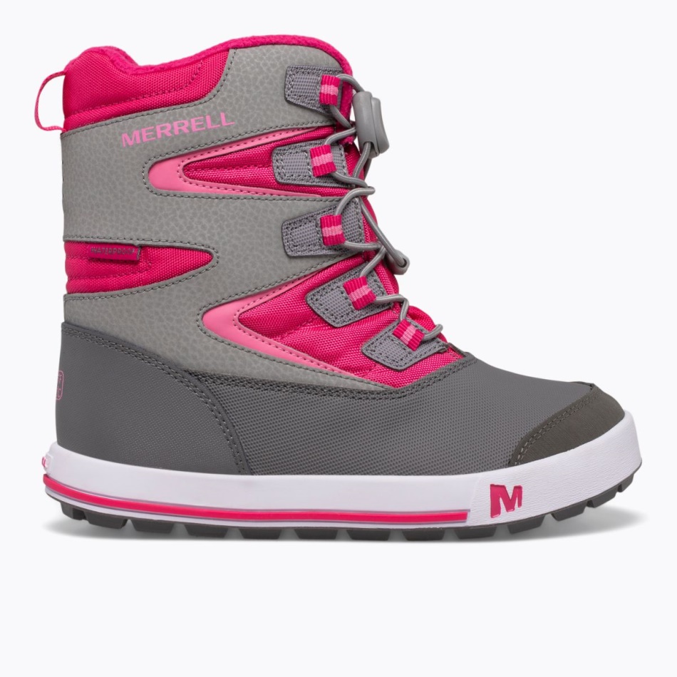 Bota Merrell Snow Bank 3.0 Para Niños Pequeños Gris-baya