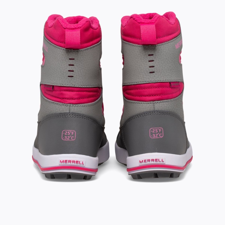Bota Merrell Snow Bank 3.0 Para Niños Pequeños Gris-baya