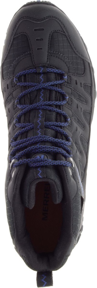 Merrell Accentor Sport Mid Gore-Tex Para Hombre, Color Negro Y Sodalita