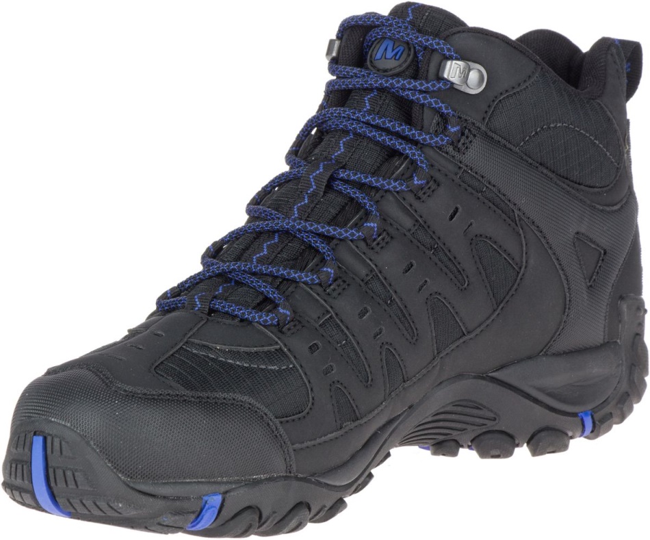 Merrell Accentor Sport Mid Gore-Tex Para Hombre, Color Negro Y Sodalita