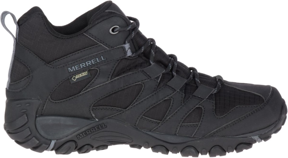 Merrell Hombre Alverstone Sport Mid Gore-tex Negro-rock