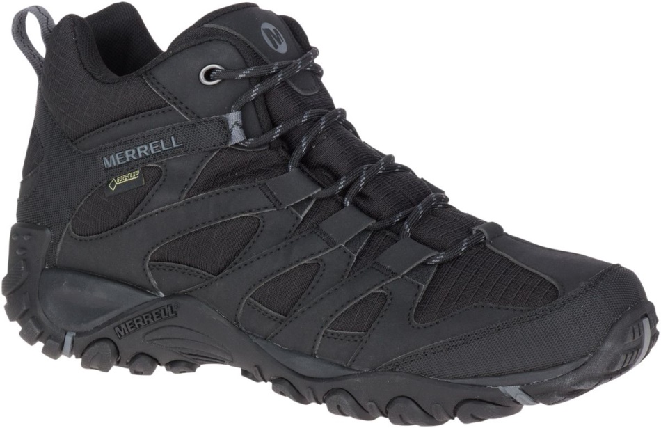 Merrell Hombre Alverstone Sport Mid Gore-tex Negro-rock