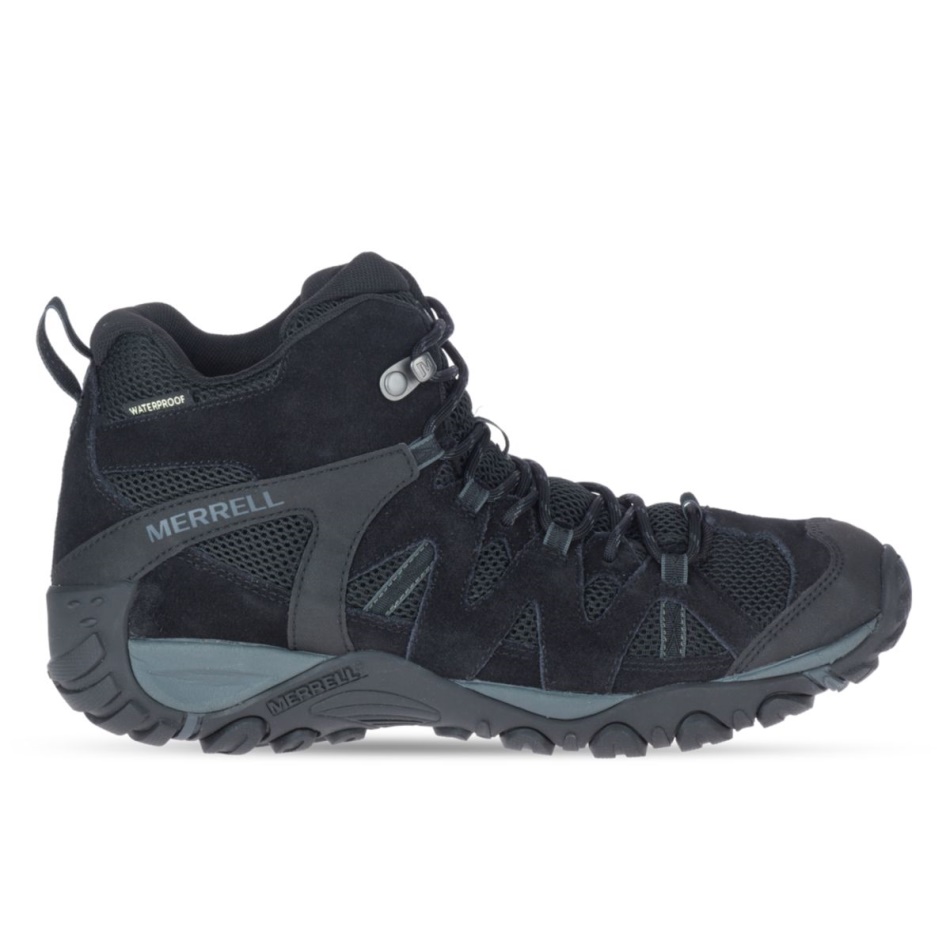 Merrell Hombre Deverta 2 Mid Impermeable Negro-granito