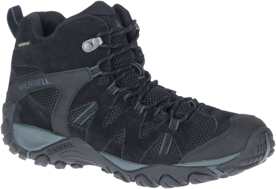 Merrell Hombre Deverta 2 Mid Impermeable Negro-granito