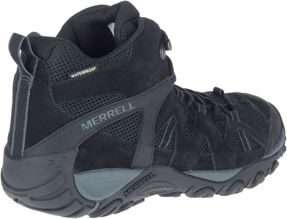 Merrell Hombre Deverta 2 Mid Impermeable Negro-granito