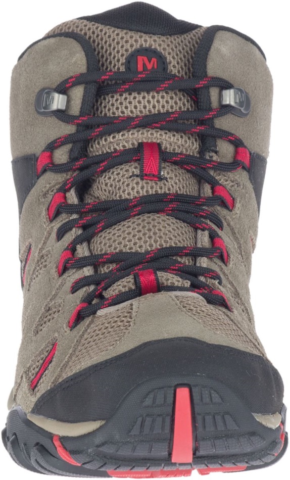 Merrell Hombre Deverta 2 Mid Impermeable Roca-fiery Rojo