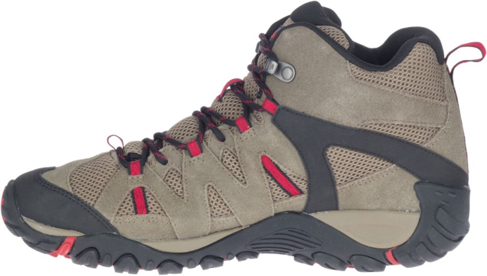 Merrell Hombre Deverta 2 Mid Impermeable Roca-fiery Rojo