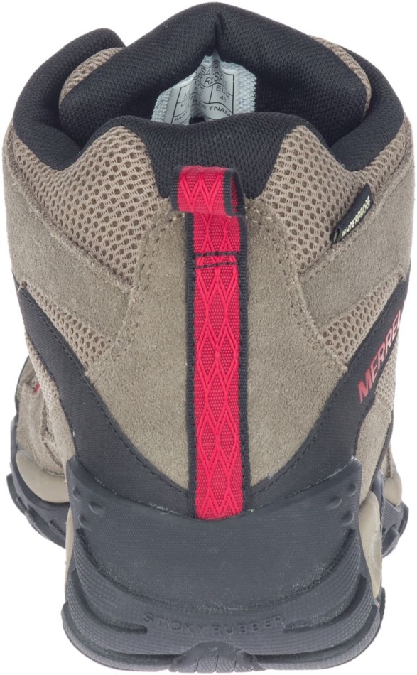 Merrell Hombre Deverta 2 Mid Impermeable Roca-fiery Rojo