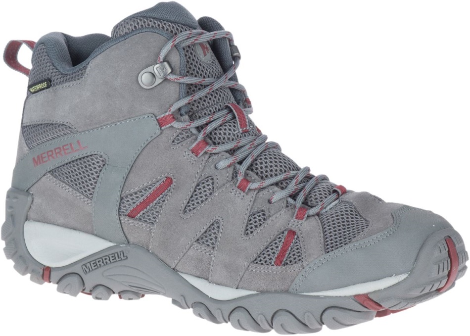 Merrell Deverta 2 Mid Impermeable Para Hombre Carbon-sable