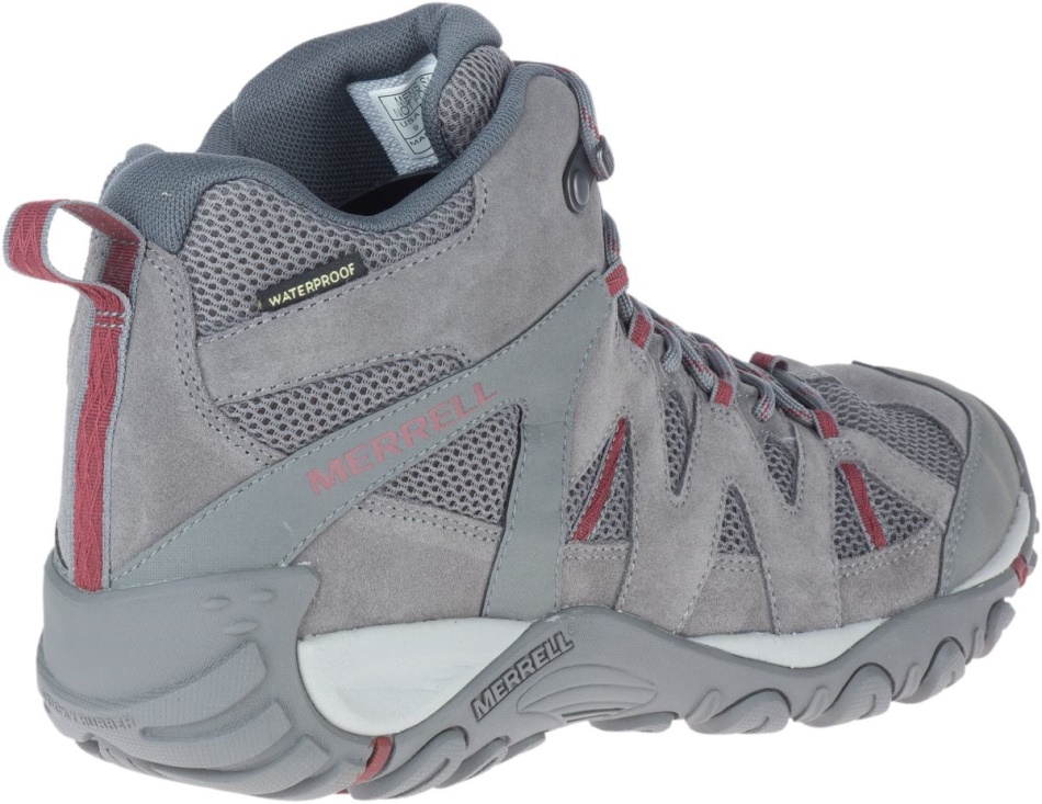 Merrell Deverta 2 Mid Impermeable Para Hombre Carbon-sable