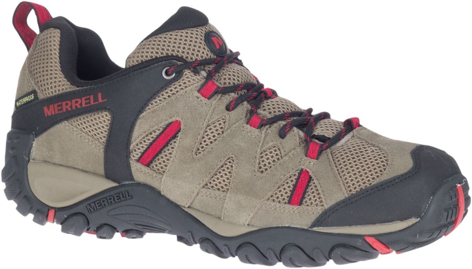 Merrell Hombre Deverta 2 Impermeable Roca-fiery Rojo