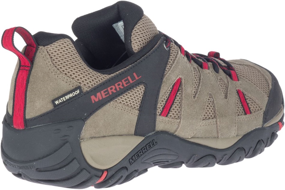 Merrell Hombre Deverta 2 Impermeable Roca-fiery Rojo
