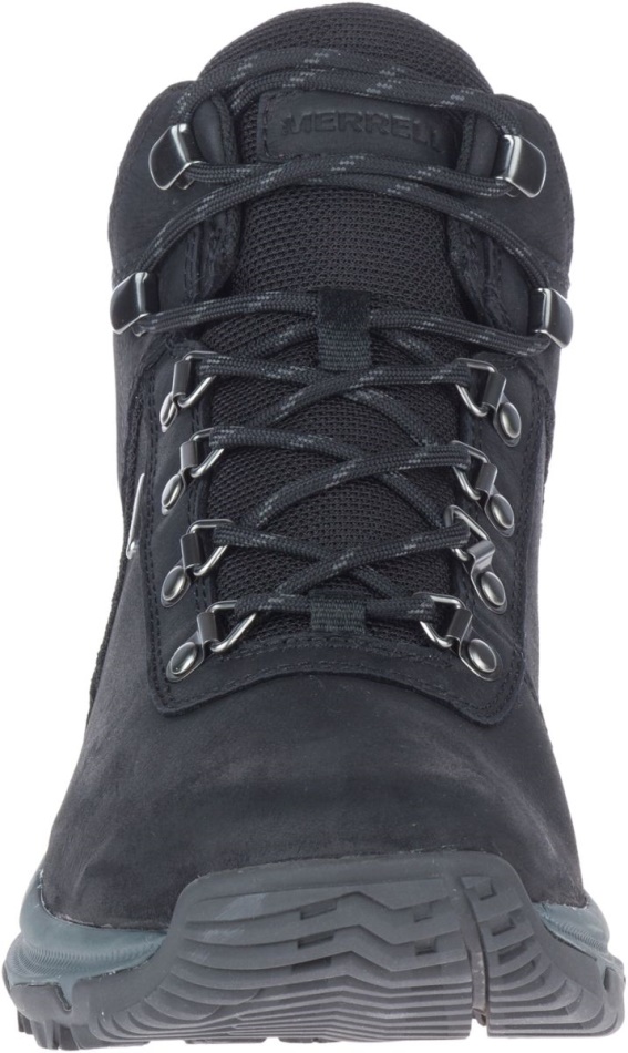 Merrell Hombre Erie Mid Cuero Impermeable Negro
