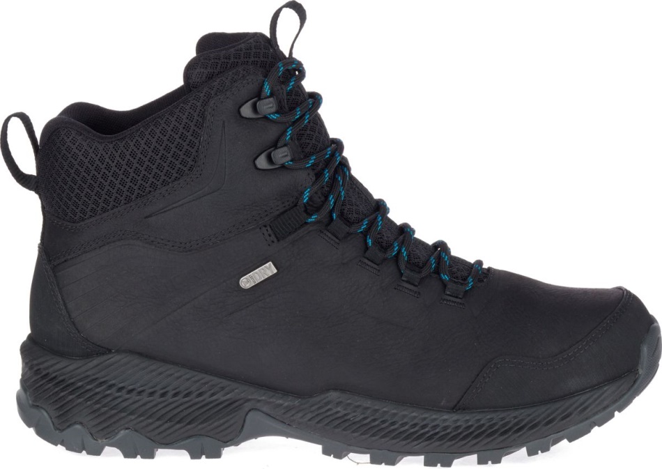 Merrell Hombre Forestbound Mid Impermeable Negro