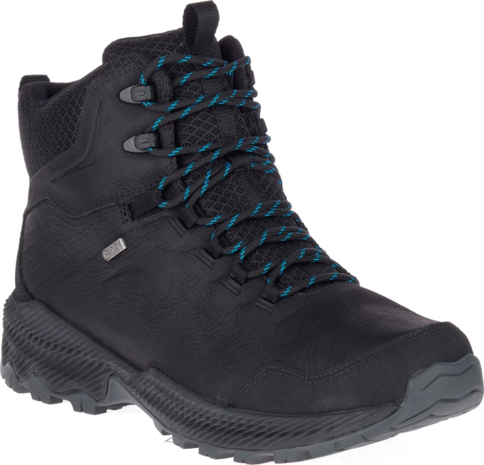 Merrell Hombre Forestbound Mid Impermeable Negro