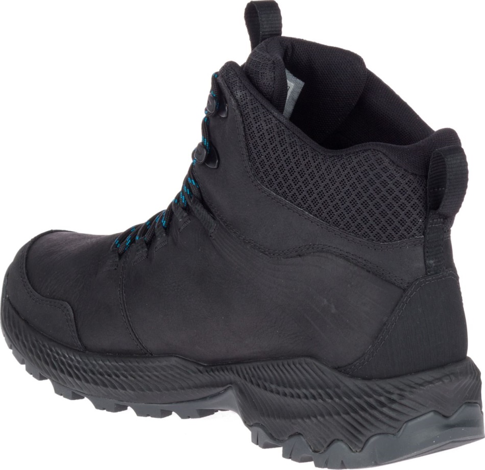 Merrell Hombre Forestbound Mid Impermeable Negro