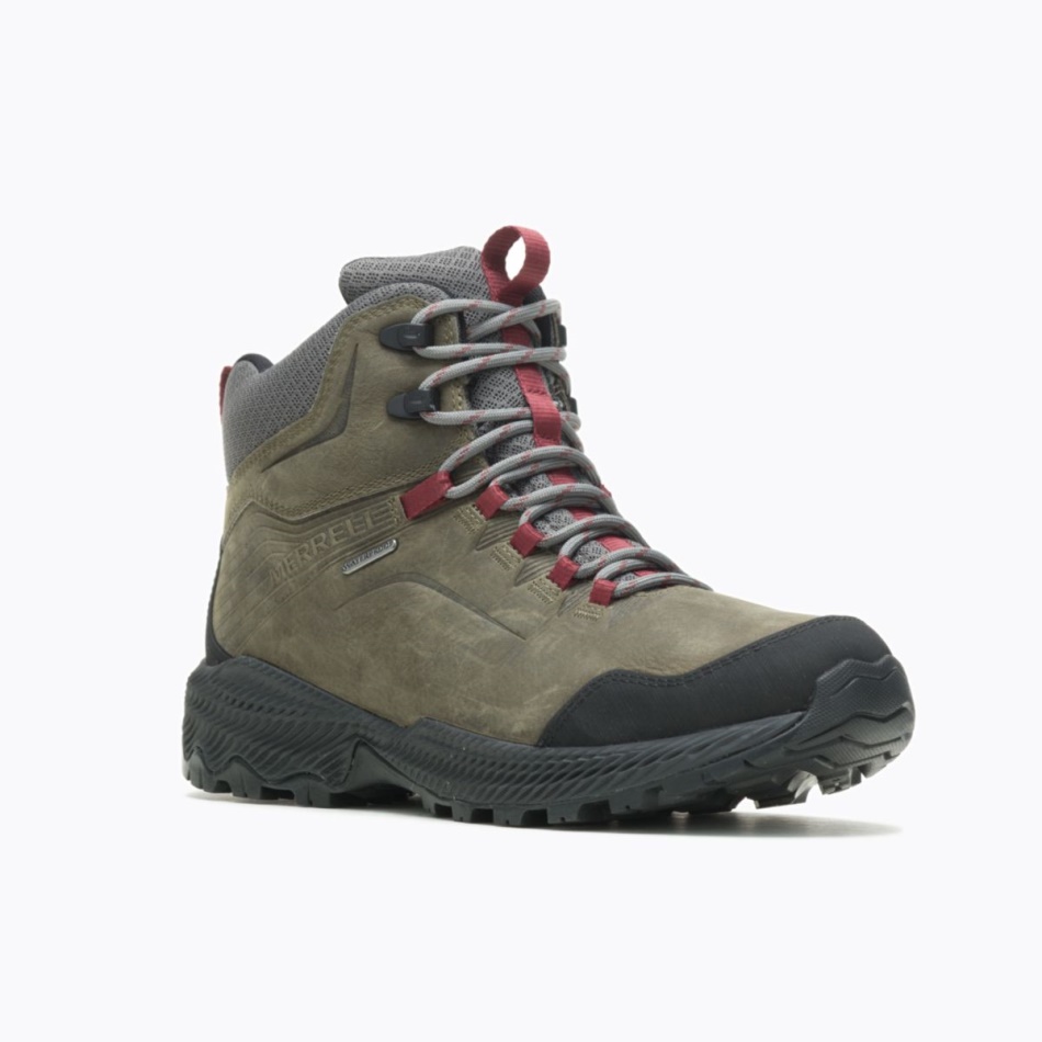 Merrell Forestbound Mid Impermeable Hombre Gris Merrell