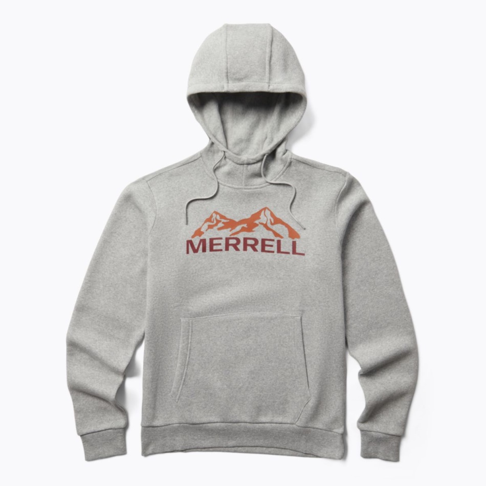 Merrell Hombre Merrell Heavyweight Hoody Gris Jaspeado