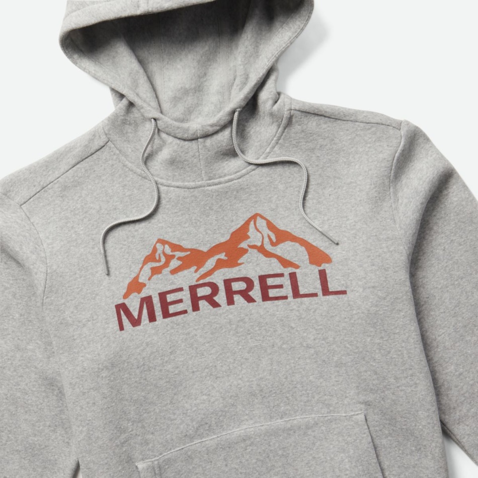 Merrell Hombre Merrell Heavyweight Hoody Gris Jaspeado