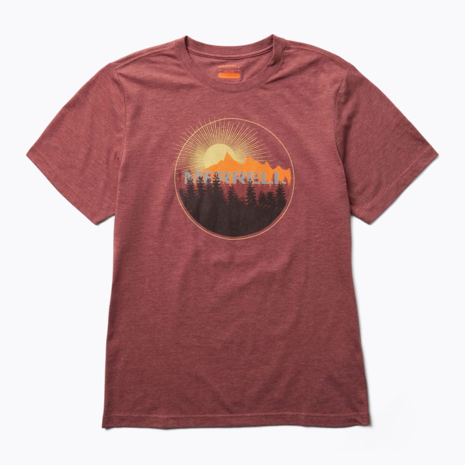 Merrell Men's Merrell Sunset Tee Ladrillo Brezo