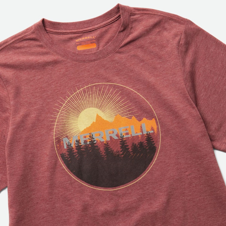 Merrell Men's Merrell Sunset Tee Ladrillo Brezo