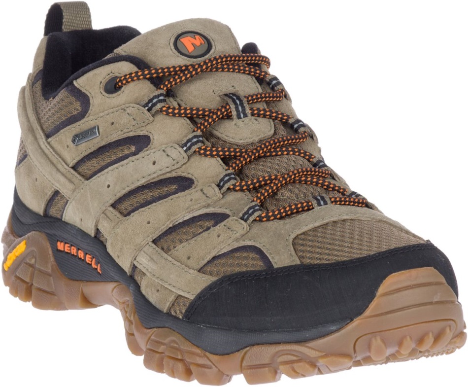 Merrell Hombre Moab 2 Cuero Gore-tex Verde Oliva