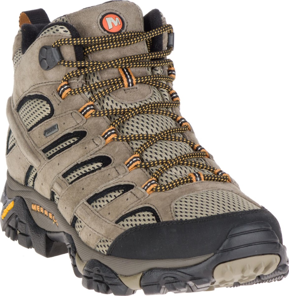 Merrell Hombre Moab 2 Cuero Mid Gore-tex Pecan