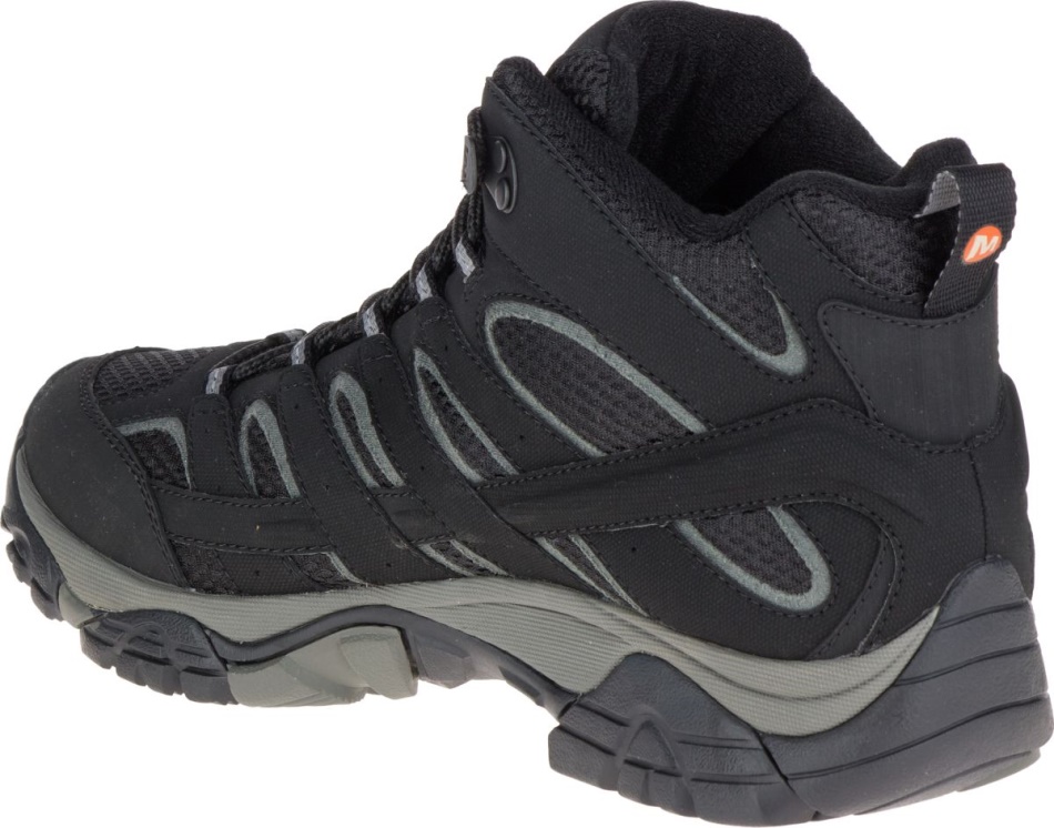 Merrell Hombre Moab 2 Mid Gore-tex Negro