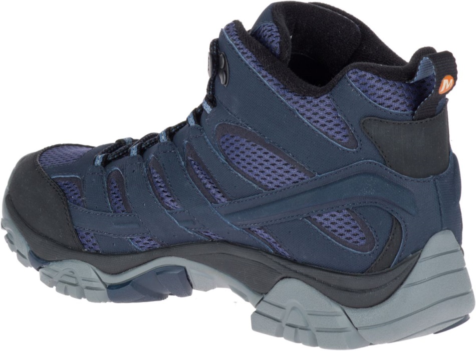 Merrell Hombre Moab 2 Mid Gore-tex Azul Marino