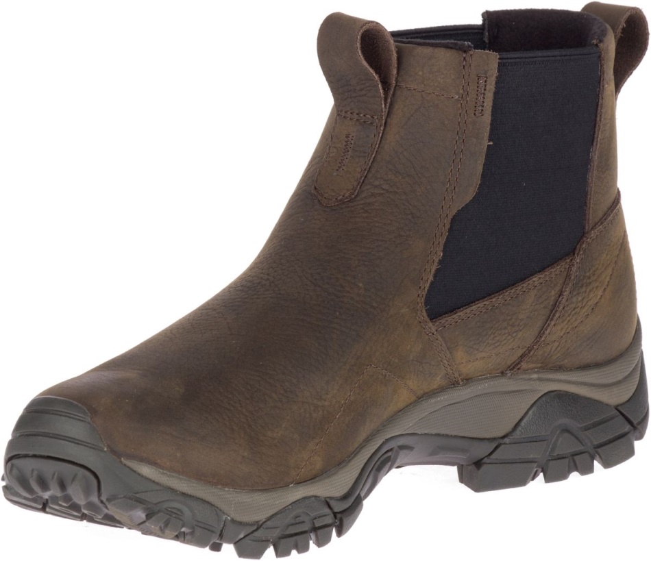 Merrell Hombre Moab Adventure Chelsea Polar Impermeable Marrón