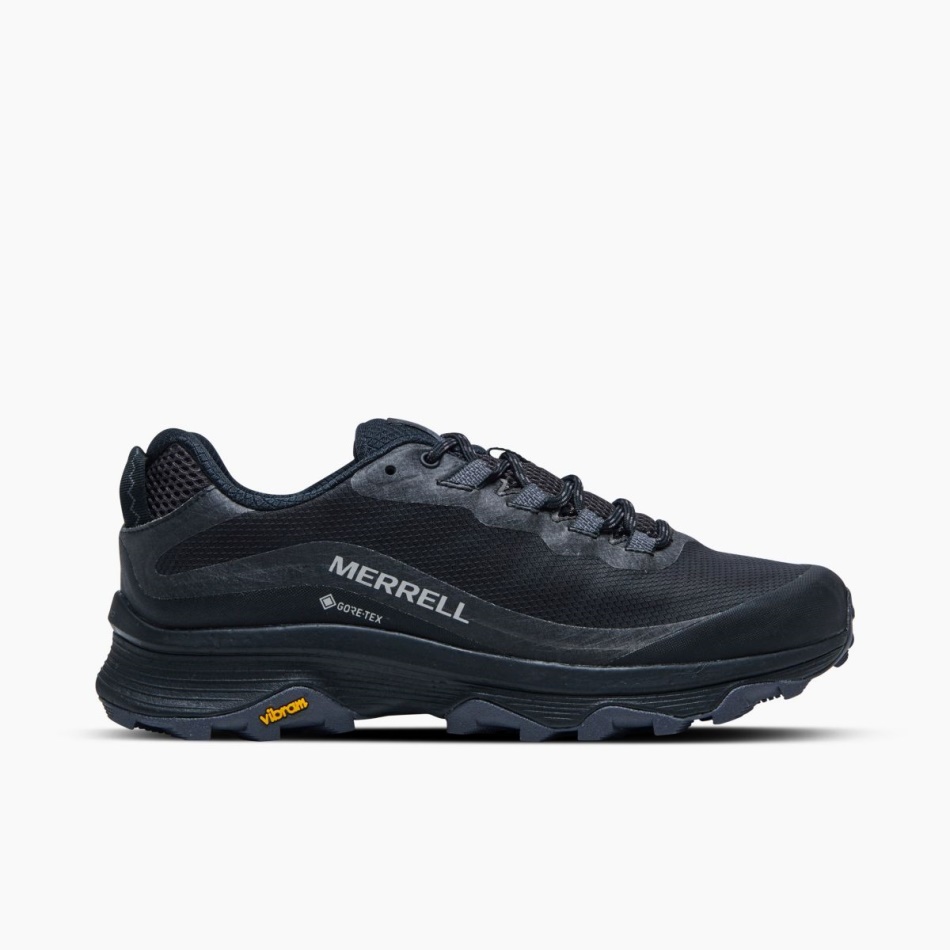 Merrell Hombre Moab Speed Gore-tex Negro-asfalto