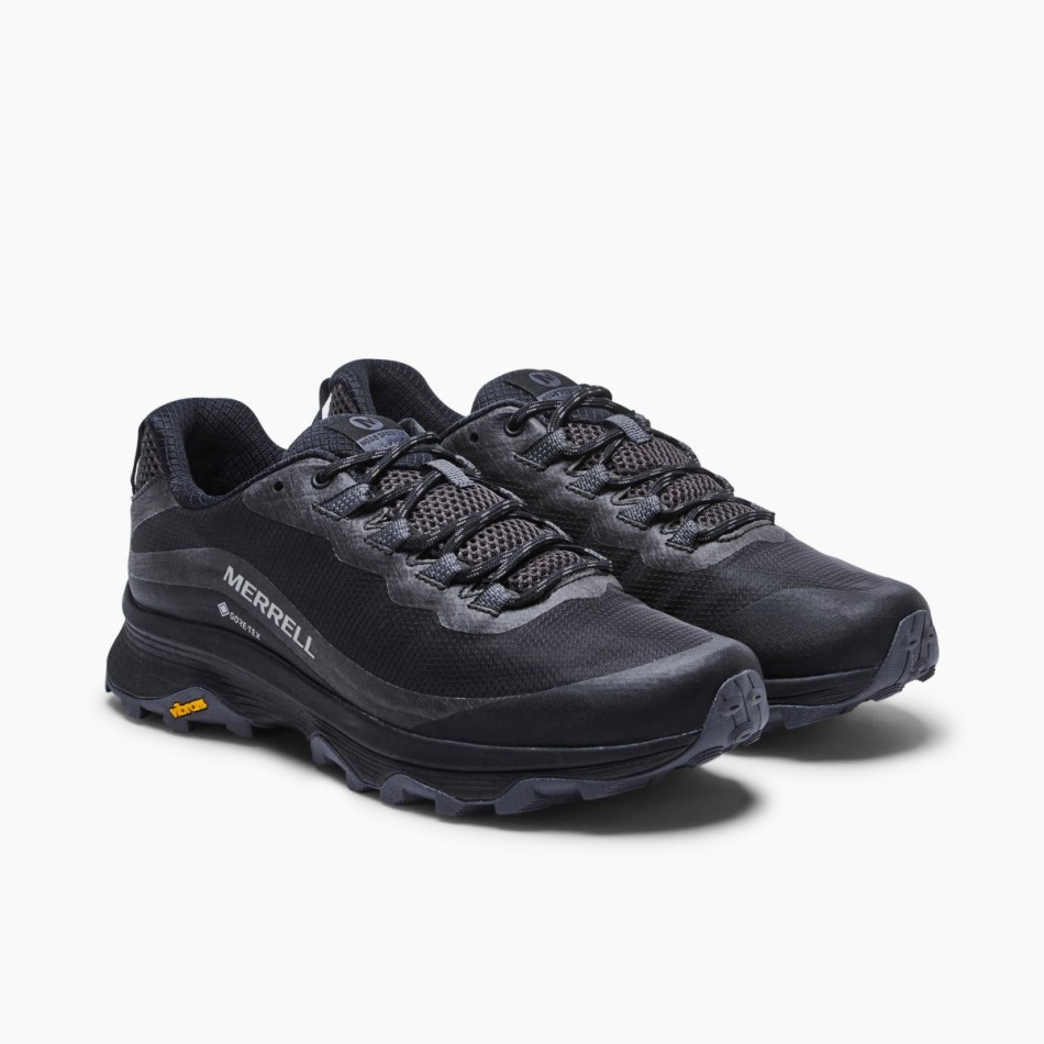Merrell Hombre Moab Speed Gore-tex Negro-asfalto