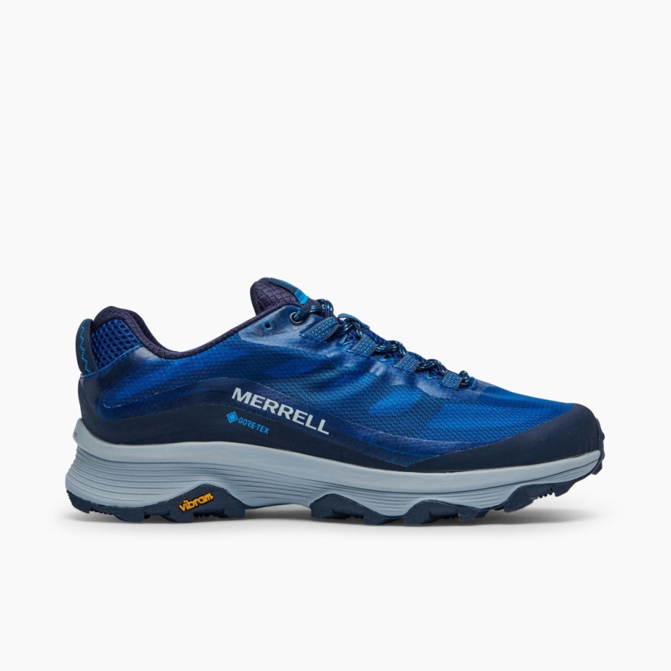 Merrell Hombre Moab Speed Gore-tex Azul Marino